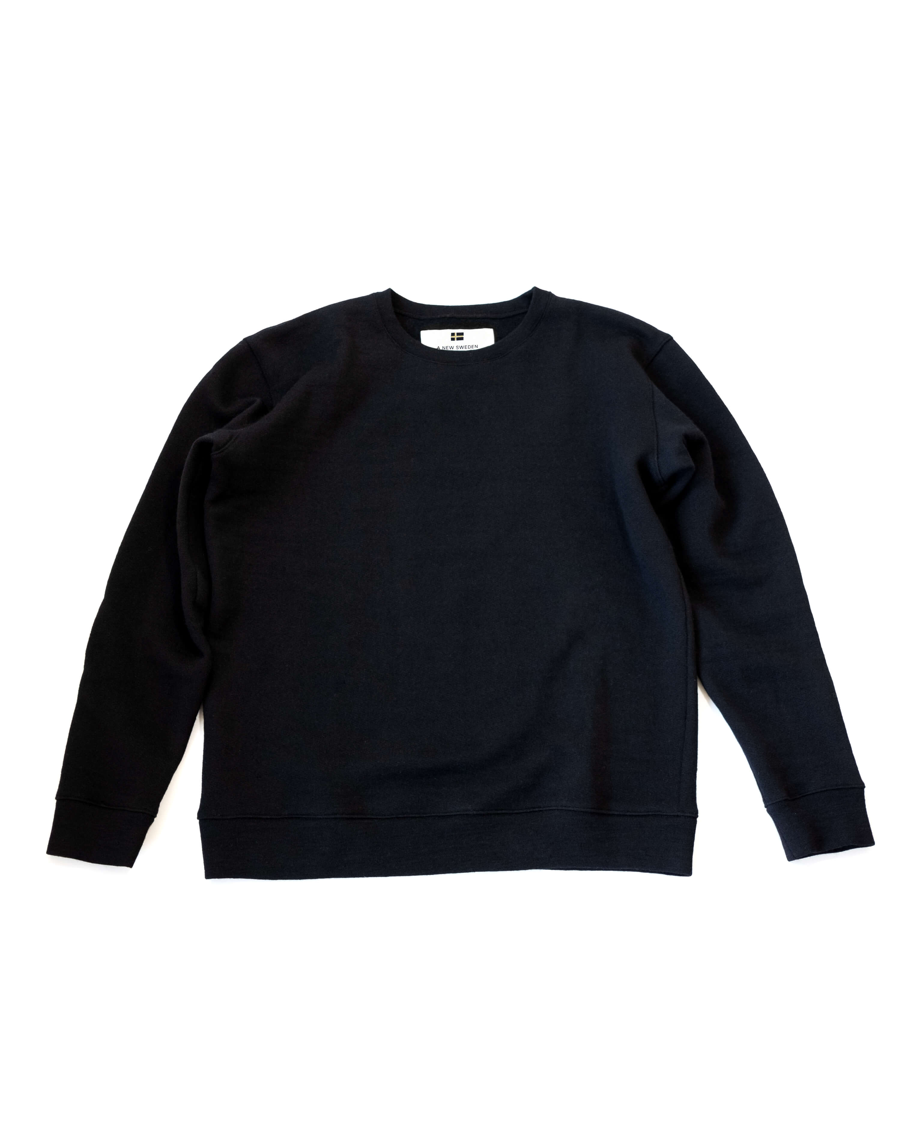 Jämtland Wool Sweatshirt – Black Edition
