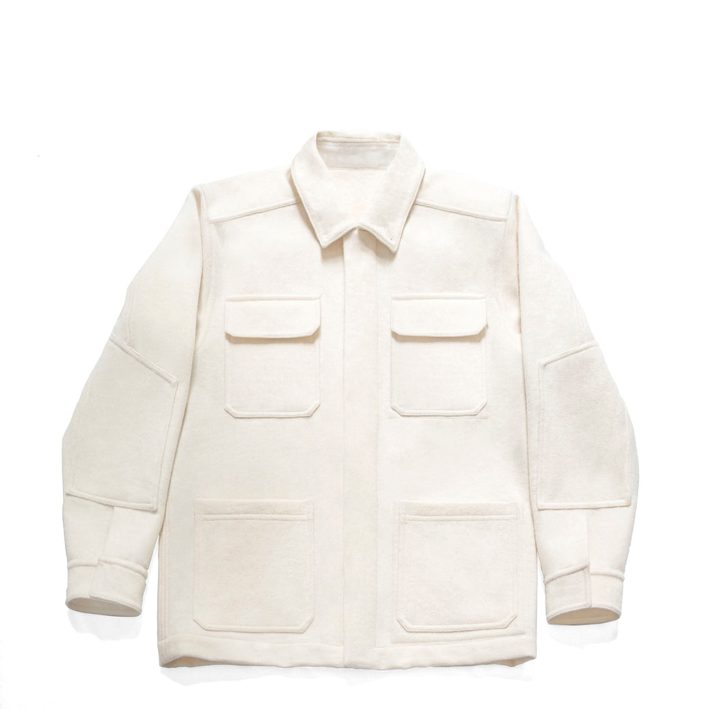 All-weather Wool Field Jacket Undyed